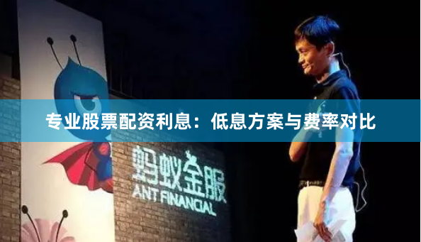 专业股票配资利息：低息方案与费率对比